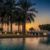 Outdoor Swimming Pool at Crown Plaza with Dubai City Views