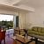 Suite living room and wide balcony