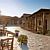 Exterior of Romanos Resort is the traditional Greek Village 