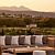 Flames Terrace overlooking the Navrino Golf Academy